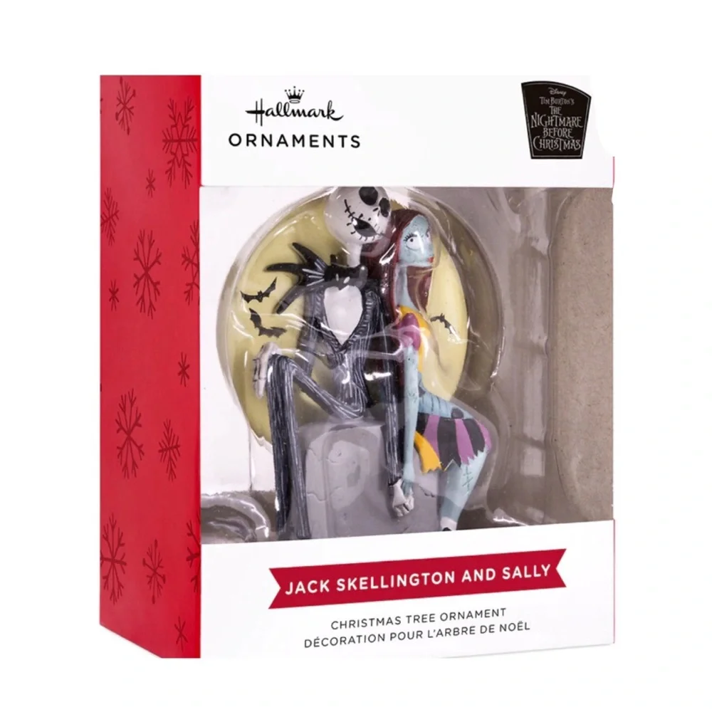 Hallmark The Nightmare Before Christmas “Jack Skellington and Sally” Ornament - Picture 6 of 12